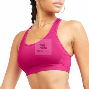 Sujetador deportivo sin costuras para mujer para gimnasio Fitness Running Yoga-Sujetador deportivo transpirable con logotipo personalizado - Product Image 2