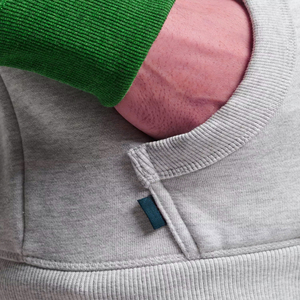 Venta caliente 380 GSM Peso pesado Algodón Fleece Hombres ESENCIAL Sudadera con capucha Logotipo personalizado Sin cuerda Sudadera con capucha Streetwear Sudadera con capucha de gran tamaño para hombres - Product Image 6