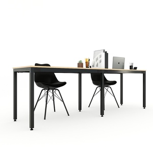 Minimalist 2-Person 240x60cm Plywood <b>Wood</b> <b>Bench</b> with Steel Legs Uconcept HBUC046 - Product Image 4