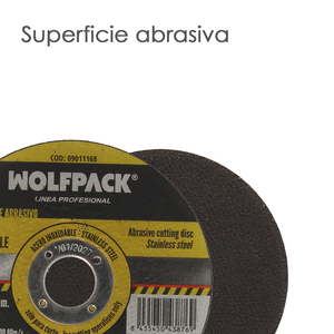 Disco da Taglio Abrasivo per Acciaio Inossidabile Plus Ø 125x Ø 22,2 mm. Spessore 1,0 mm. - Product Image 3