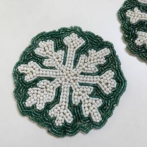 Sous-verres en verre faits à la main-Classique avec support en polyester (4x4 pouces) Portable pour l'église et les cadeaux religieux - Product Image 6