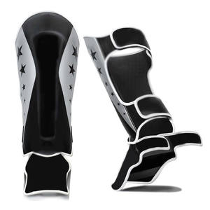 Nuevo DISEÑO DE espinilleras de Kickboxing para MMA Muay Thai, equipo de entrenamiento de lucha, espinilleras de cuero Real - Product Image 1