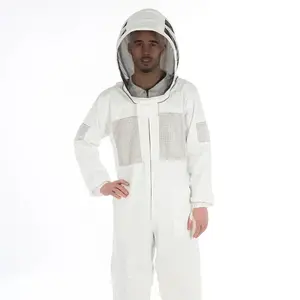 2023 пакистанский поставщик, безопасный пчелиный костюм, заводская цена, чистый хлопковый пчелиный костюм/одежда пчеловода