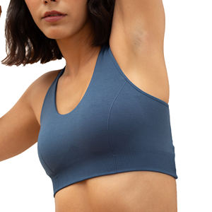 Sujetador deportivo acolchado sin costuras de alto impacto para mujer, ligero, transpirable, para gimnasio, Yoga, correr, entrenamiento, a prueba de golpes, sencillo - Product Image 5