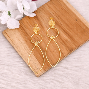 Pendientes Minimalistas Hechos a Mano de Latón para Mujer, Joyería Ligera, Joyería al por Mayor, Pendientes de Botón, Pendientes de Moda para Boda - Product Image 2