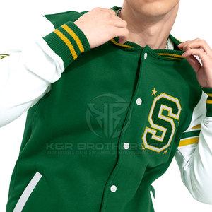 Chaqueta universitaria para hombre, chaqueta Bomber Letterman de alta calidad para ropa de calle deportiva y de aspecto informal, chaqueta universitaria elegante para hombre - Product Image 2