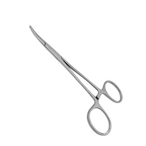 Fórceps de arteria manual, fórceps médicos hemostáticos curvos de 13cm y 10cm, mosquito Halstead de acero inoxidable para profesionales médicos - Product Image 1