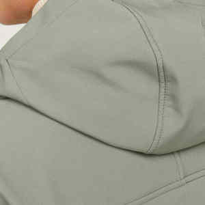 Veste Softshell épaisse respirante imperméable coupe-vent pour homme, taille plus, col roulé, fermeture éclair, imprimé, haute qualité, pas cher - Product Image 5