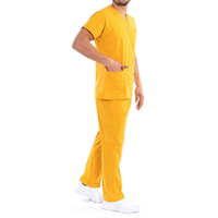 Vente en gros de blouses médicales de couleur pour hommes, uniformes de luxe pour personnel hospitalier, uniformes d'hôpital classiques, OEM