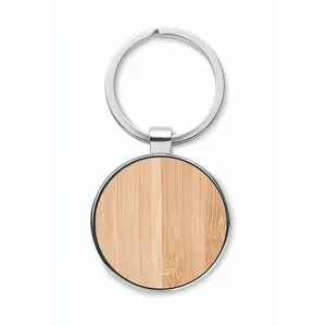 Portachiavi in Bambù Ballarat, Portachiavi e Moschettoni Promozionali Sostenibili - Product Image 2