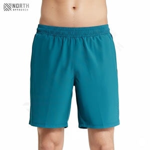 Pantalones Cortos Deportivos Casuales para Hombre, de Venta Caliente, Diseño Sólido, Spandex y Algodón, Transpirables, con Malla, Bolsillos, Ecológicos, Servicio OEM - Product Image 2