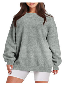 Sweat-shirt et sweat à capuche pour homme, 100% coton, tricoté, motif uni, coupe ample avec bouton et logo sur le devant - Product Image 5