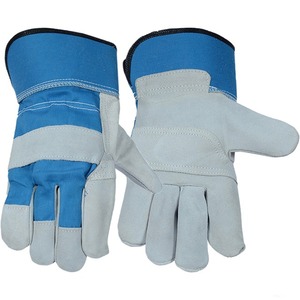 Nuevos guantes de trabajo de seguridad de último diseño Guantes DE TRABAJO canadienses de cuero de alta calidad Guantes de aparejo con logotipo personalizado - Product Image 3