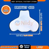 NIDY Patch Nasal Jetable Imperméable Non Tissé en Forme de Nez Soin du Visage |   Coussinets nasaux jetables doux et respirants pour une protection quotidienne