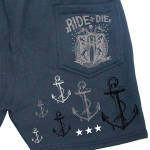 Shorts d'été décontractés pour hommes style urbain, imprimé personnalisé sur toute la surface, motif uni, polyester/coton, vente en gros - Product Image 6