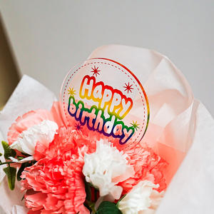 Modern Clear Acrylic Photo Prop Personalized Durable Transparent Party Decoration Stylish Custom Supplies for Birthday Wedding - Product Image 3