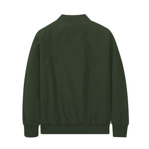 Bomber <b>Jacket</b> High Quality Front Zipper <b>Long</b> Sleeve 100% Polyester Comfortable Casual Style Breathable Bomber <b>Jacket</b> For <b>Men's</b> - Product Image 2