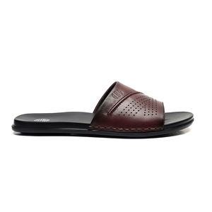 Comfortable Soft Genuine <b>Leather</b> Fashion <b>Men</b> <b>Slippers</b> Regular Fit Customizable Sizes & Colors All Seasons - Product Image 4