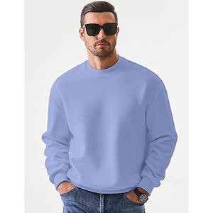 Sudadera Unisex Casual de Algodón con Cuello Redondo y Cordón, Manga Larga, Logotipo Personalizado Bordado, Color Sólido, Primavera - Product Image 2