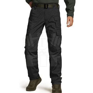Pantalones de trabajo ligeros de alta visibilidad para hombre Pantalones casuales de seguridad reflectantes transpirables con bolsillos - Product Image 2