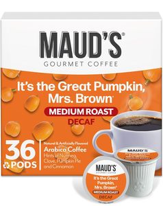กาแฟเมล็ดเดี่ยวรสฟักทองสไปซ์แบบดีแคฟของเมาด์ 36 แคปซูล กาแฟคั่วกลางในแคปซูลแบบเสิร์ฟเดี่ยว – เมล็ดกาแฟอาราบิก้า 100% - Product Image 6
