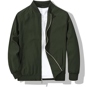 Winter <b>Thin</b> High Quality Man Casual Nylon Bomber <b>Jacket</b> Autumn Custom Logo Single Button <b>Waterproof</b> Outdoor Nylon <b>Jackets</b> - Product Image 1