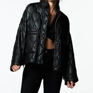 Nueva chaqueta de cuero genuino de moda para mujer, chaqueta de manga larga para otoño e invierno, chaqueta de cuero transpirable y la mejor - Product Image 1