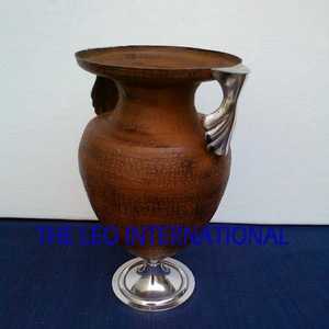 Golden Plated Flower <b>Vase</b> <b>Unique</b> Handmade Nordic Style Luxury Aluminum Metal <b>Vase</b> Coastal Iron Flower <b>Vase</b> - Product Image 4