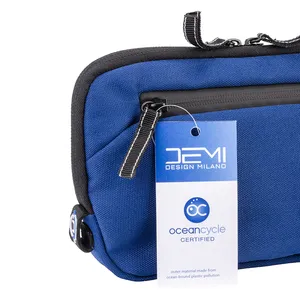 OceanCycle Beauty Case Sostenibile in RPET, Borse Promozionali in Plastica, Gadget Ecologici - Product Image 5