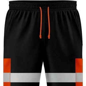 Venta al por mayor de pantalones cortos de cinta reflectante de alta visibilidad trabajo de construcción y seguridad de carga pantalones cortos de trabajo de seguridad reflectante - Product Image 2
