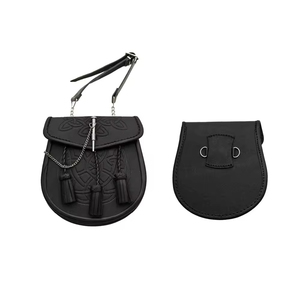 สายสะพายหนังและอะลูมิเนียมแบบกำหนดเอง สำหรับเครื่องดนตรีสปอร์รัน  ตกแต่งโครเมียมขัดเงาแบบดั้งเดิม พร้อมพู่ห้อย 3 อัน สายสะพายฟรี สำหรับบาสซูน สำหรับการเล่นระดับมืออาชีพ - Product Image 4