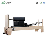 Reformer de Pilates de Madera de Arce de Alta Calidad, Reformer de Pilates Personalizado al por Mayor para Estudio de Yoga
