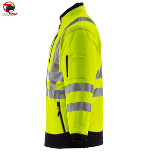 Chaqueta de Seguridad de Alta Visibilidad, Reflectante, con Cierre, Impermeable, para Mecánicos de Carreteras, Equipo de Seguridad para Primavera - Product Image 3