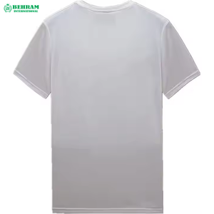 เสื้อยืดสตรีทแวร์ผู้ชายดีไซน์ใหม่ประดับเพชรเทียม ขายส่ง ผลิตจากใยไผ่ 100% เป็นมิตรกับสิ่งแวดล้อม ทรงหลวม - Product Image 3