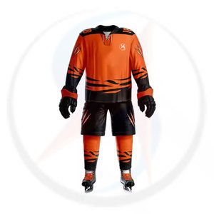 Uniformes de Entrenamiento de Hockey sobre Hielo Personalizados de Alta Calidad para Clubes y Escuelas, Tejido de Malla Transpirable, Ecológico y de Secado Rápido para Uso Diario - Product Image 1