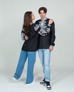 Ensemble de 2 pièces avec haut et chemise brodés, assortis, robes de fête - Product Image 3