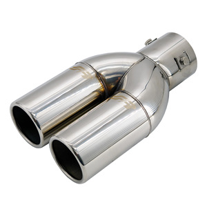 Terminal redondo de 63 mm de diámetro, doble, de acero inoxidable - Product Image 3