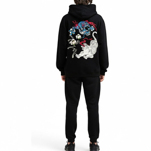 2026 Latest Style Custom Embroidery Tracksuits for Men Fashionable Winter Wear Men Tracksuit Set in Bulk Quantity - Product Image 2