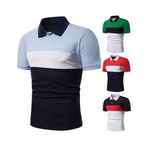 Chemises polo pour hommes en gros tissu en polyester respirant à séchage rapide conçu pour les vêtements de sport de mode et les vêtements promotionnels des États-Unis - Product Image 5