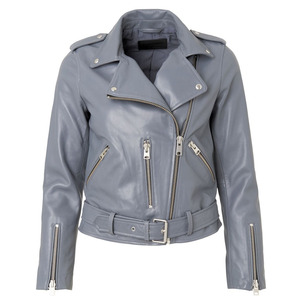 Chaqueta de cuero genuino de primera calidad con diseño elegante Costura duradera Ajuste cómodo. Para ropa informal o formal Talla XS - Product Image 1