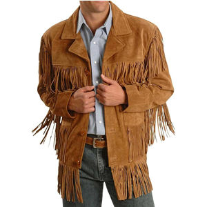 New Design Comfortable Best Selling <b>Men's</b> Fashion Leather <b>Jacket</b> Fringe <b>Jacket</b> Western <b>Jacket</b> <b>for</b> Winter Fall <b>Summer</b> Fully Lined - Product Image 1