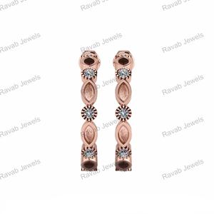 ที่กําหนดเองโรงงานราคาถูกราคา 925 เงินสเตอร์ลิงราคาต่ําสุด 18K Hoops ต่างหูทองผู้หญิงเครื่องประดับสําหรับของขวัญหมั้น - Product Image 3