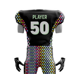 Uniforme de Fútbol Americano Listo para Jugar, Impresión por Sublimación para Jugadores, con Construcción Duradera y Fácil Cuidado - Product Image 5