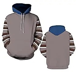 เสื้อกันหนาวมีฮู้ดคอสเพลย์ Creepypasta 3D ticci tuby 2022ใหม่คอสเพลย์ลำลองอนิเมะ sudadera CON capucha pullovers - Product Image 4