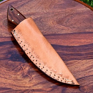 Damascus Steel Blade Skinner Hunting Outdoor <b>Knife</b> with Pakkawood <b>Handle</b> OEM Support Fixed Blade Camping <b>Knife</b> Industrial Grade - Product Image 5