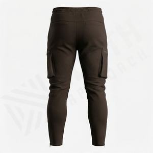 Pantalones Cargo al por Mayor con el Mejor MOQ, Diseños Nuevos Personalizados, Pantalones de Algodón con Bolsillos Cargo para Hombre, Color Personalizado, Ropa de Calle Duradera para Exteriores - Product Image 2
