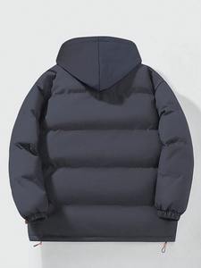 Veste en duvet de haute qualité avec logo personnalisé Veste à bulles à col montant Veste polaire personnalisée de haute qualité pour hommes - Product Image 3