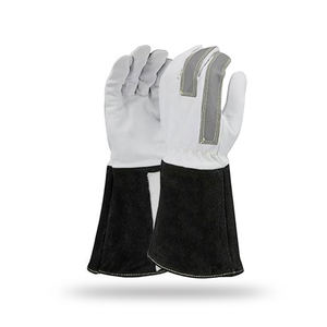 Gants de soudage en cuir de couleur différente de haute qualité gants de soudage chauds fonctionnels résistants à l'eau prix gants de soudage - Product Image 2