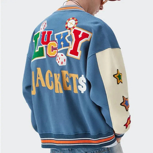 Ronpex International RI-300 Men's Casual Summer Street Baseball <b>Jacket</b> Windproof Rainproof Breathable Quick Dry Embroidery - Product Image 2