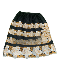 Ropa DE LA ISLA DEL Pacífico personalizada Mumu nuevo vestido para niñas polinesio Hawaiano Samoa Club Vestido de manga elástica para niños falda completa - Product Image 4